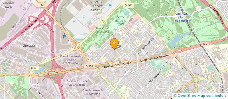 localisation de l'entreprise ZAK à AULNAY-SOUS-BOIS