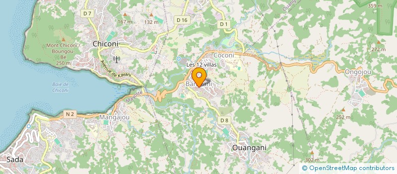 localisation de l'entreprise ZAK'APPART à OUANGANI