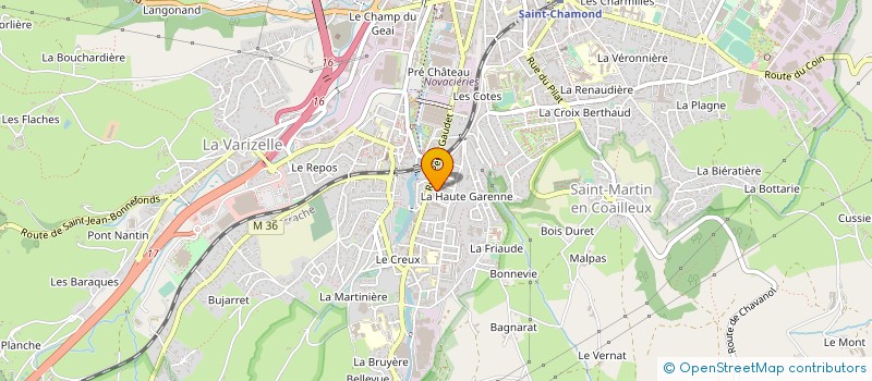 localisation de l'entreprise ZAK AUTO  SAINT-CHAMOND