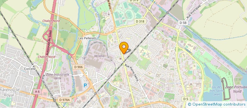 localisation de l'entreprise ZAK AUTO PIECES à CHALON-SUR-SAONE