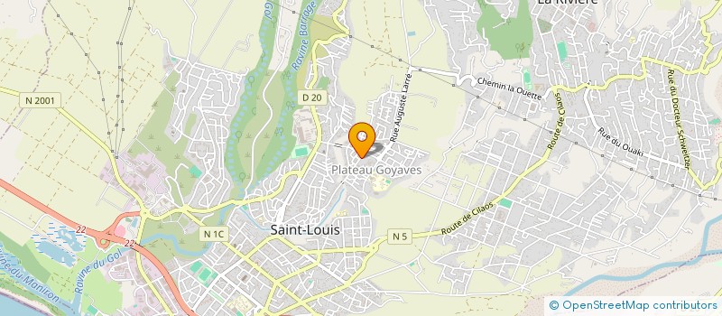 localisation de l'entreprise ZAK DISTRIBUTION à SAINT-LOUIS