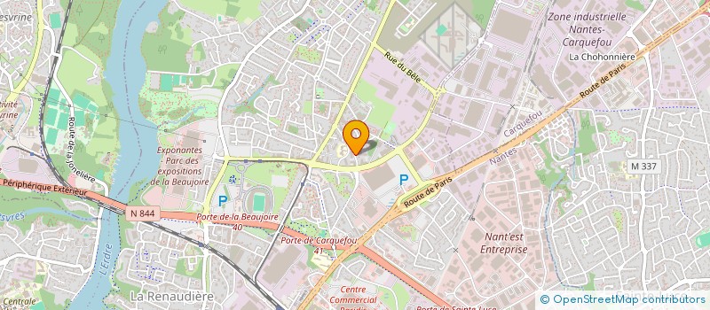 localisation de l'entreprise ZAK EVENTS à NANTES