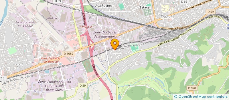 localisation de l'entreprise ZAK IMMO  BRIVE-LA-GAILLARDE