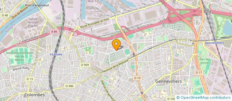 localisation de l'entreprise ZAK MULTISERVICES à ASNIERES-SUR-SEINE