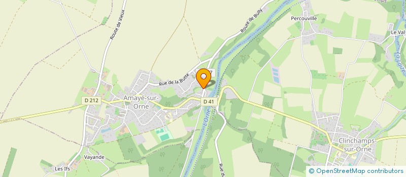 localisation de l'entreprise ZAK & P PROMOTION  AMAYE-SUR-ORNE