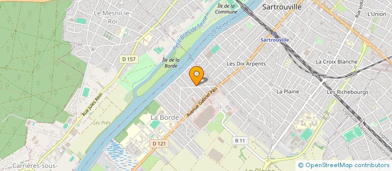 localisation de l'entreprise ZAK PIZZA à MONTESSON