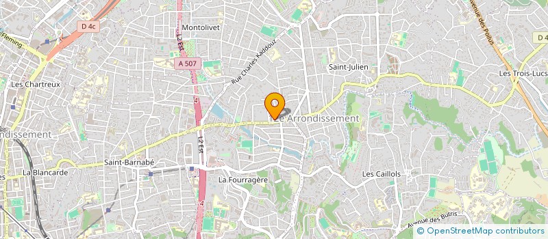 localisation de l'entreprise ZAK RENOV à MARSEILLE