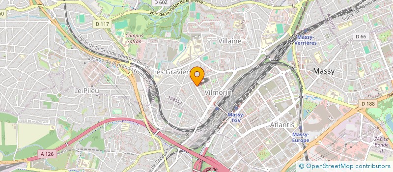 localisation de l'entreprise ZAK SERVICES  MASSY