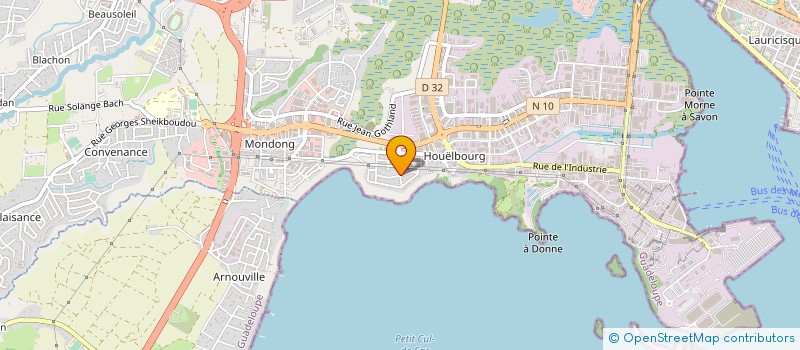 localisation de l'entreprise ZAKAR à BAIE-MAHAULT