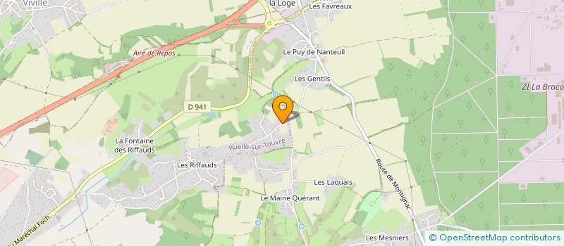 localisation de l'entreprise ZAKARI à ANGOULEME