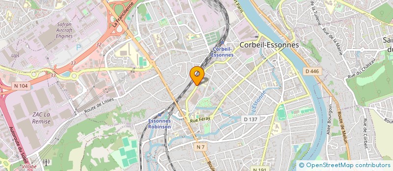 localisation de l'entreprise ZAKARI PIZZA à CORBEIL-ESSONNES