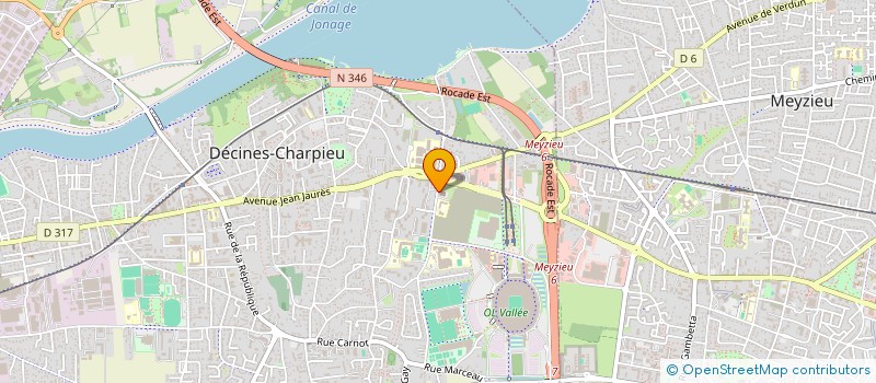 localisation de l'entreprise ZAKAT à DECINES-CHARPIEU