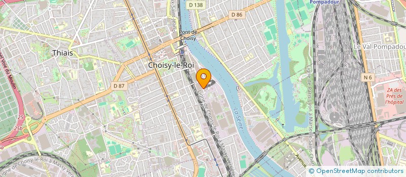 localisation de l'entreprise ZAKI  CHOISY-LE-ROI