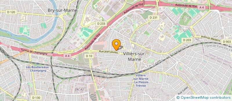 localisation de l'entreprise ZAKI FRUITS à VILLIERS-SUR-MARNE