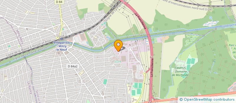 localisation de l'entreprise ZAKIA  VILLEPARISIS