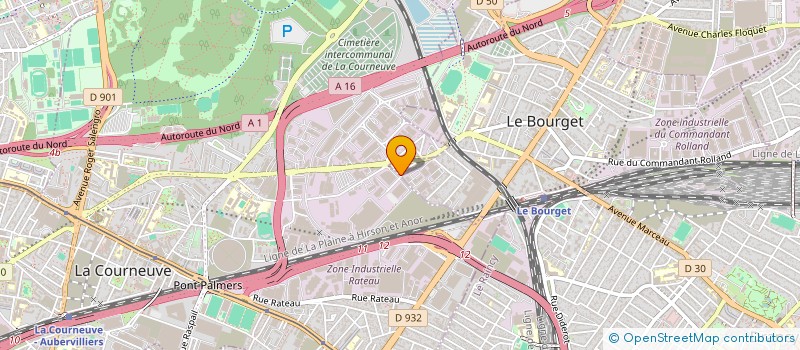 localisation de l'entreprise ZAKIMMO à LE BOURGET