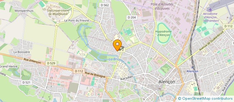 localisation de l'entreprise ZAKIMMO à ALENCON