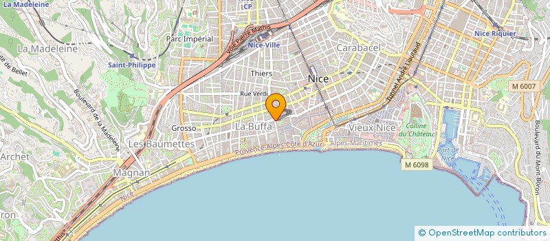 localisation de l'entreprise ZAKINE ET ASSOCIE à NICE