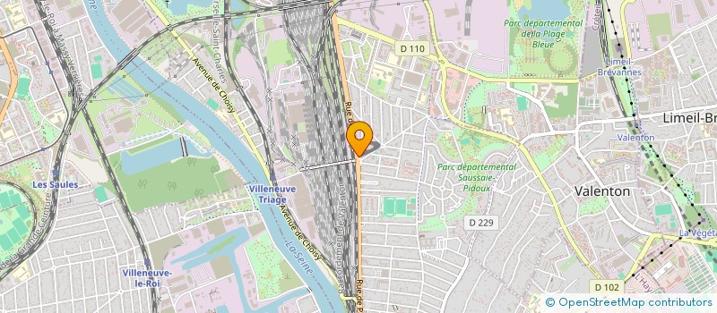 localisation de l'entreprise ZAKIYA  VILLENEUVE ST GEORGES