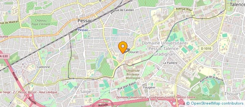 localisation de l'entreprise ZAKKOR  PESSAC