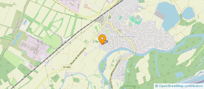 localisation de l'entreprise ZAKMAR IMMO  LA WANTZENAU