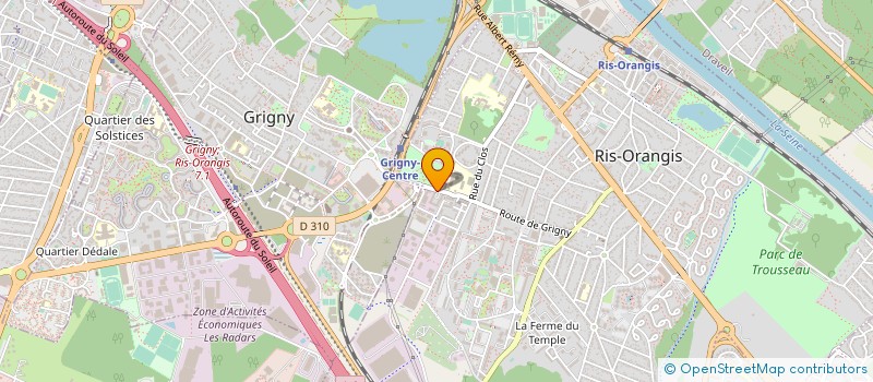localisation de l'entreprise ZAKOO TRANSPORTS à RIS-ORANGIS