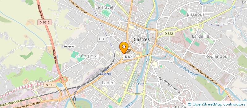 localisation de l'entreprise ZAKS  CASTRES