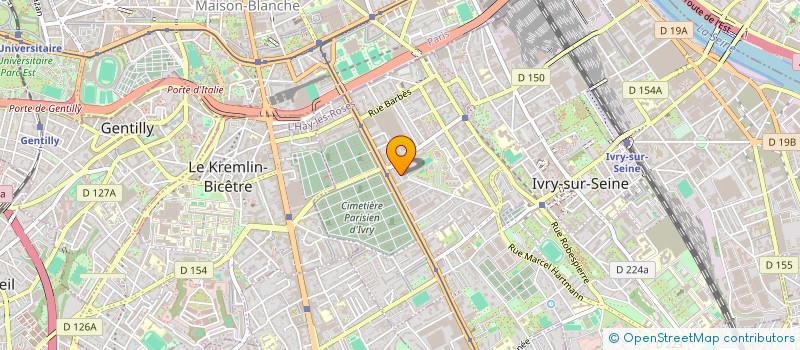 localisation de l'entreprise ZAKURO  IVRY-SUR-SEINE