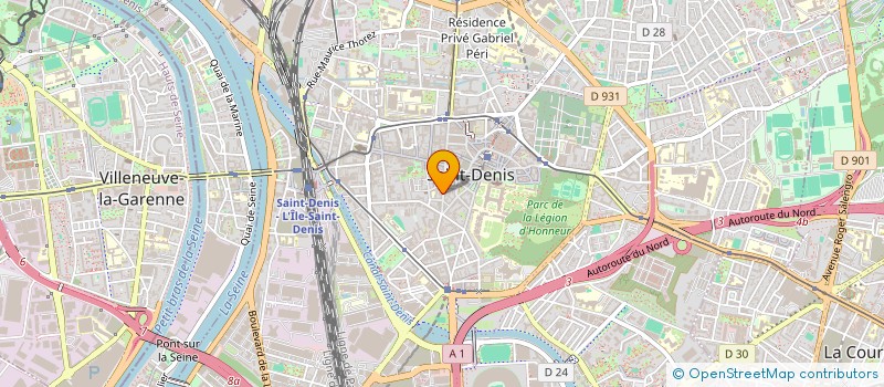 localisation de l'entreprise ZAL CARR  SAINT DENIS