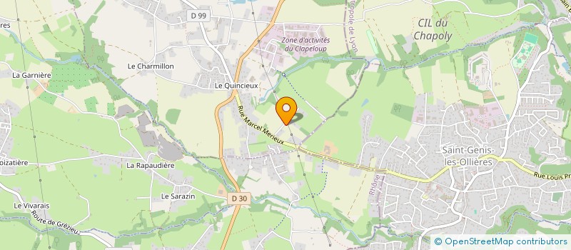 localisation de l'entreprise ZALANA  SAINTE-CONSORCE