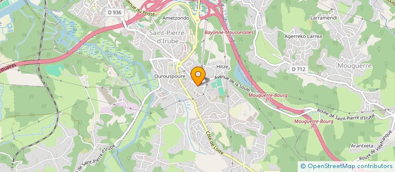 localisation de l'entreprise ZALDAIN  SAINT-PIERRE-D'IRUBE