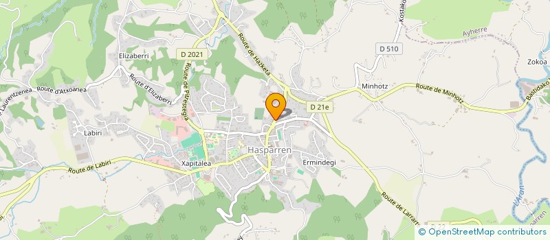 localisation de l'entreprise ZALDENA à LAHONCE