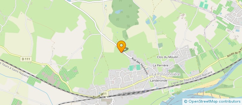 localisation de l'entreprise ZALI  LA POSSONNIERE