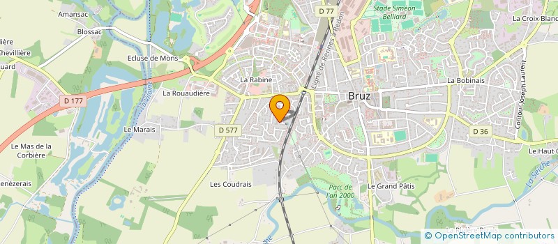 localisation de l'entreprise ZALIA  BRUZ