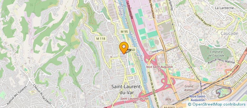 localisation de l'entreprise ZALIAN  SAINT LAURENT DU VAR