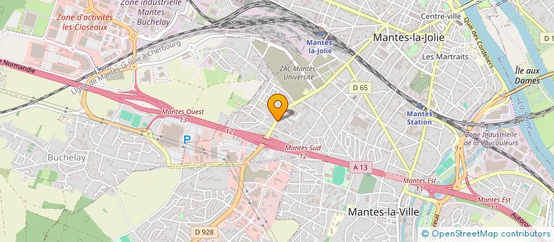 localisation de l'entreprise ZALIKA  MANTES-LA-VILLE