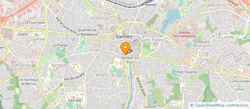 localisation de l'entreprise ZALINE à VANNES