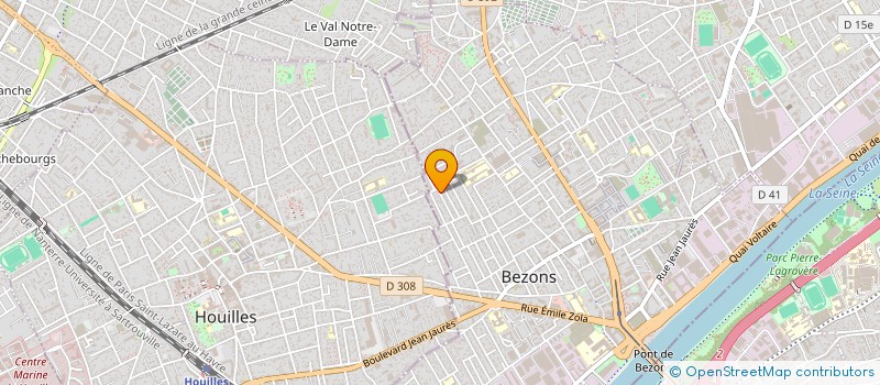 localisation de l'entreprise ZALJ INVEST  BEZONS