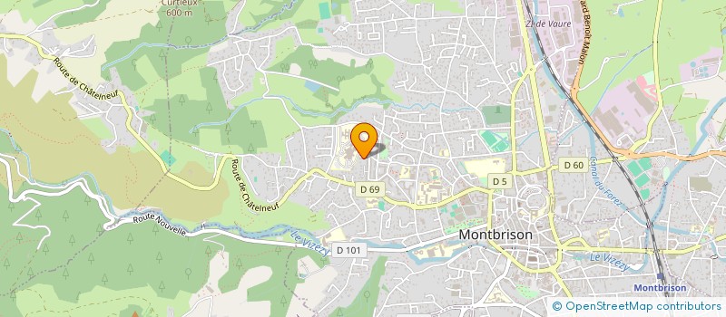 localisation de l'entreprise ZALLAG à MONTBRISON