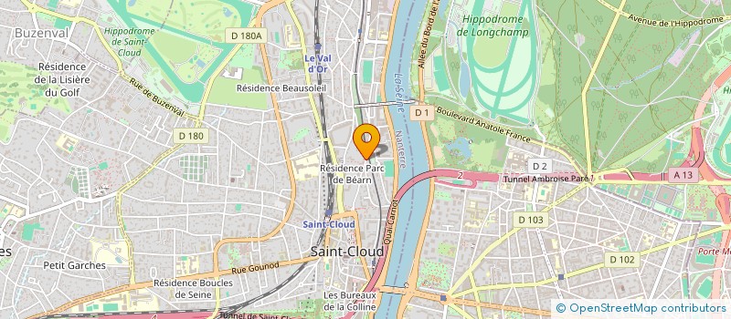 localisation de l'entreprise ZALLTA à SAINT-CLOUD