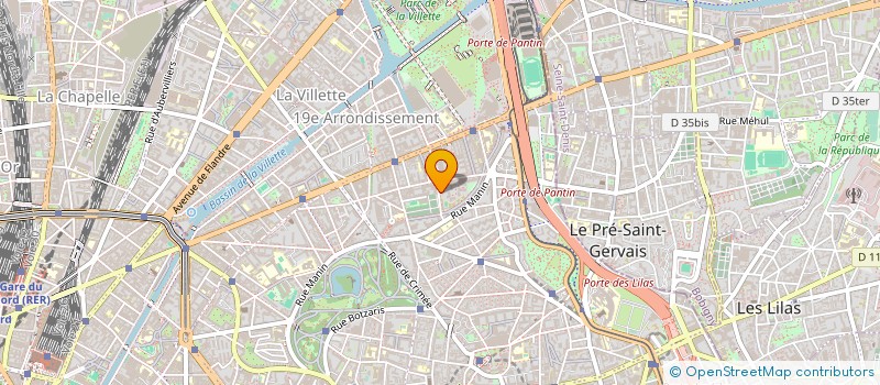 localisation de l'entreprise ZALMAN G  PARIS