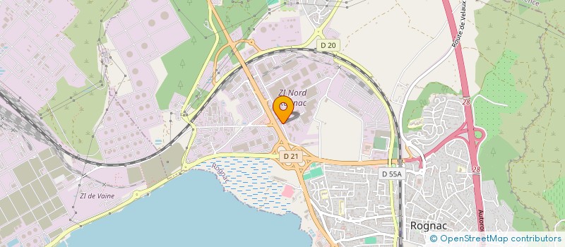 localisation de l'entreprise ZALMAT  ROGNAC