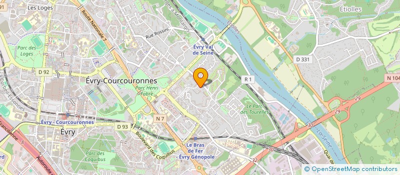 localisation de l'entreprise ZALMAT TP à EVRY-COURCOURONNES