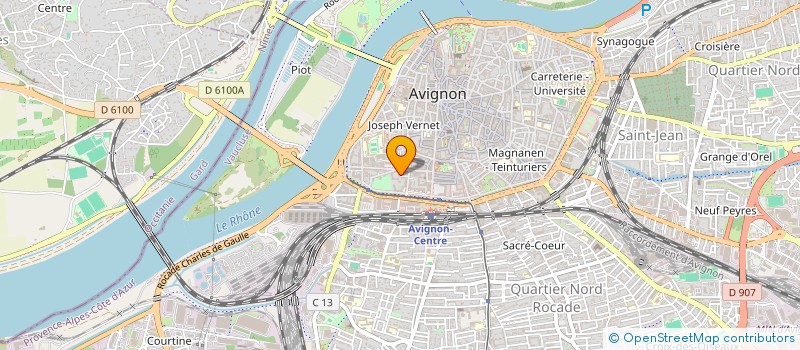 localisation de l'entreprise ZALOG  AVIGNON