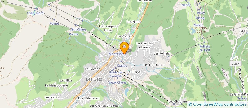 localisation de l'entreprise ZALOIS  LES GETS