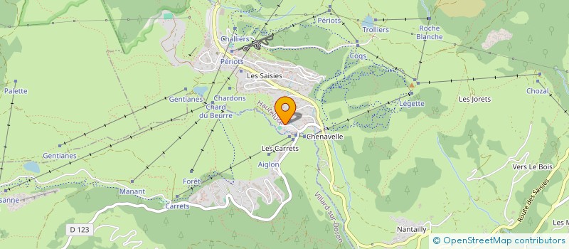 localisation de l'entreprise ZALOTHE  HAUTELUCE