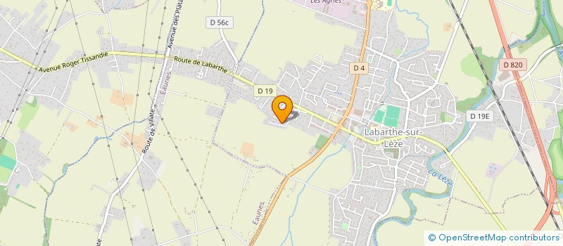 localisation de l'entreprise ZALUNIRA à LABARTHE-SUR-LEZE