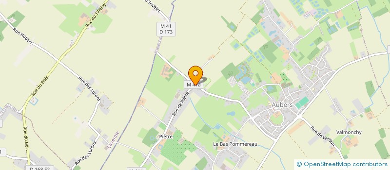 localisation de l'entreprise ZALYNH à AUBERS