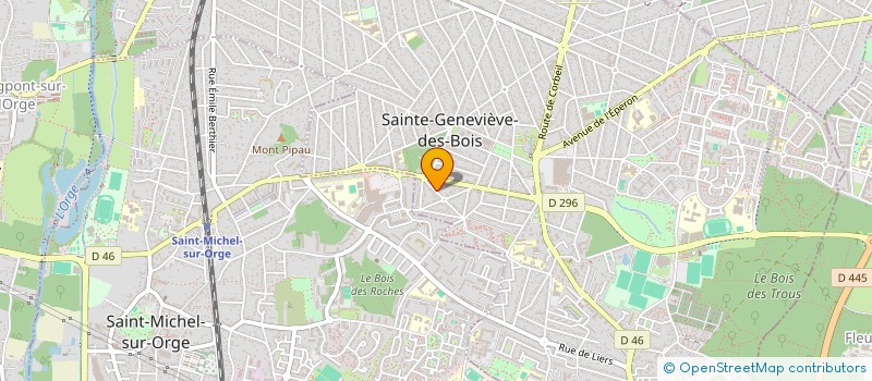 localisation de l'entreprise ZAM  SAINTE-GENEVIEVE-DES-BOIS