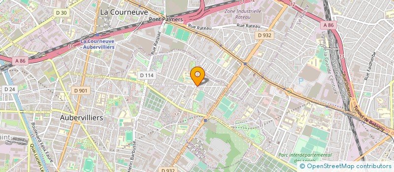 localisation de l'entreprise ZAM à AUBERVILLIERS